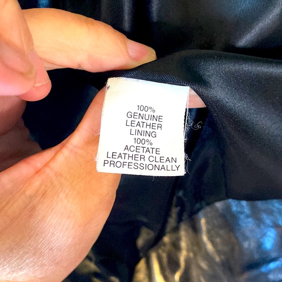 Renegade Ren Ellis Vintage Black Leather Jacket SZ 8 - Picture 11 of 11